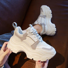 Load image into Gallery viewer, 2020 Winter Platform Sneakers Women Spring 8CM Thick Bottom Dad Shoes Height Increased Casual Shoes Breathing Warm Leisure Shoes