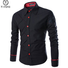 Load image into Gallery viewer, Men Shirt 2020 Autumn New Brand Business Men's Slim Fit Dress shirt Male Long sleeve Striped Shirt camisa masculina M-3XL
