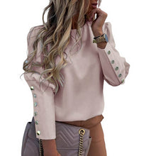 Load image into Gallery viewer, Elegant White Blouse Shirt Women's Long Sleeve Buttton Fashion Woman Blouses 2020 Womens Tops and Blouses Solid Spring Tops