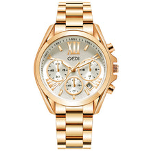 Load image into Gallery viewer, Luxury Rose Gold Women Casual Watch Waterproof Calendar Unique Quartz Business Dress Watches for Female Golden Lady Clock