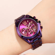 Load image into Gallery viewer, Luxury Rose Gold Women Casual Watch Waterproof Calendar Unique Quartz Business Dress Watches for Female Golden Lady Clock