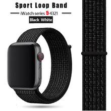 Load image into Gallery viewer, Strap For Apple Watch band 44 mm/40mm applewatch 42mm 38mm bracelet correa pulseira nylon loop watchband iwatch 5 4 3 series