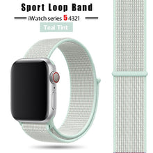 Load image into Gallery viewer, Strap For Apple Watch band 44 mm/40mm applewatch 42mm 38mm bracelet correa pulseira nylon loop watchband iwatch 5 4 3 series