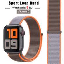 Load image into Gallery viewer, Strap For Apple Watch band 44 mm/40mm applewatch 42mm 38mm bracelet correa pulseira nylon loop watchband iwatch 5 4 3 series