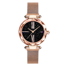 Load image into Gallery viewer, Charming Purple Women Watches Minimalism Casual Starry Sky Lady Wristwatch Magnet buckle Fashion Luxury Brand Female Watch Gift