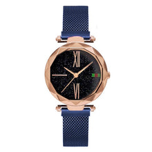 Load image into Gallery viewer, Charming Purple Women Watches Minimalism Casual Starry Sky Lady Wristwatch Magnet buckle Fashion Luxury Brand Female Watch Gift
