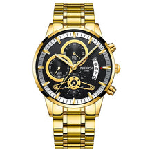 Load image into Gallery viewer, NIBOSI Relogio Masculino Watch Men Gold And Black Mens Watches Top Brand Luxury Sports Watches 2019 Reloj Hombre Waterproof