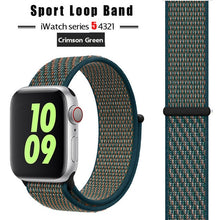 Load image into Gallery viewer, Strap For Apple Watch band 44 mm/40mm applewatch 42mm 38mm bracelet correa pulseira nylon loop watchband iwatch 5 4 3 series
