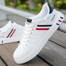 Load image into Gallery viewer, Mikarause White Casual Shoes Men Leather Sneakers Male Comfort Sport Running Sneaker Man Tenis mocassin Fashion Breathable Shoes