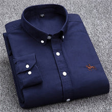 Load image into Gallery viewer, S-6XL Plus size New OXFORD FABRIC 100% COTTON excellent comfortable slim fit button collar business men casual shirts tops