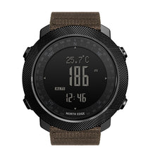 Load image into Gallery viewer, NORTH EDGE Men's sport Digital watch Hours Running Swimming Military Army watches Altimeter Barometer Compass waterproof 50m