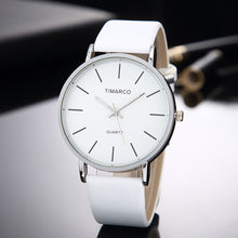 Load image into Gallery viewer, Simple Style White Leather Watches Women Fashion Watch Minimalist Ladies Casual Wrist Watch Female Quartz Clock Reloj Mujer 2019