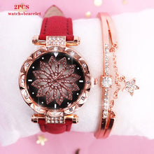 Load image into Gallery viewer, 2019 New brand Starry Sky Women Watch Fashion Elegant Magnet Buckle Vibrato Purple Gold Ladies Wristwatch Luxury Women Watches
