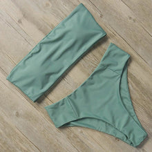 Load image into Gallery viewer, RUUHEE Bandage Bikini Swimwear Women Swimsuit High Waist Bikini Set 2019 Bathing Suit Push Up Maillot De Bain Femme Beachwear