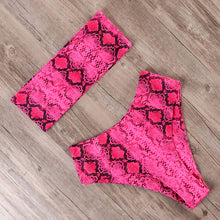 Load image into Gallery viewer, RUUHEE Bandage Bikini Swimwear Women Swimsuit High Waist Bikini Set 2019 Bathing Suit Push Up Maillot De Bain Femme Beachwear