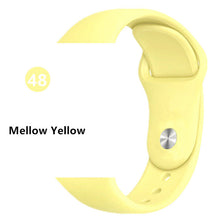 Load image into Gallery viewer, Strap for apple watch band 38mm 42 mm iwatch band 44mm 40mm Sport silicone belt for bracelet apple watch 5 4 3 2 accessories 42
