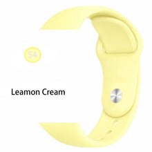 Load image into Gallery viewer, Strap for apple watch band 38mm 42 mm iwatch band 44mm 40mm Sport silicone belt for bracelet apple watch 5 4 3 2 accessories 42