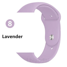Load image into Gallery viewer, Strap for apple watch band 38mm 42 mm iwatch band 44mm 40mm Sport silicone belt for bracelet apple watch 5 4 3 2 accessories 42