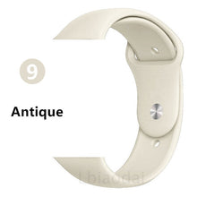Load image into Gallery viewer, Strap for apple watch band 38mm 42 mm iwatch band 44mm 40mm Sport silicone belt for bracelet apple watch 5 4 3 2 accessories 42