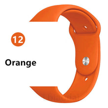 Load image into Gallery viewer, Strap for apple watch band 38mm 42 mm iwatch band 44mm 40mm Sport silicone belt for bracelet apple watch 5 4 3 2 accessories 42