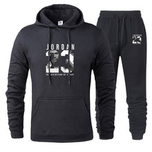Load image into Gallery viewer, Nuevo Hombre sudaderas con capucha traje Jordan 23 chándal sudadera traje polar Sudadera con capucha + Pantalones de sudor Jogging Homme Pullover 3XL traje deportivo masculino
