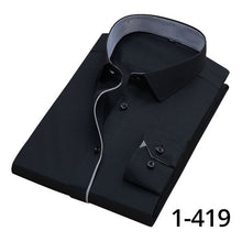 Load image into Gallery viewer, DAVYDAISY Hot Sale High Quality Men Shirt Long Sleeve Twill Solid Causal Formal Business Shirt Brand Man Dress Shirts DS085