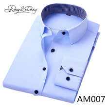 Load image into Gallery viewer, DAVYDAISY Hot Sale High Quality Men Shirt Long Sleeve Twill Solid Causal Formal Business Shirt Brand Man Dress Shirts DS085
