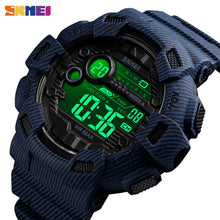 Load image into Gallery viewer, SKMEI Fashion Sport Watch Men Alarm Clock Cowboy Waterproof Week Display Men Watches Denim Digital Watch relogio masculino 1472