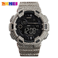 Load image into Gallery viewer, SKMEI Fashion Sport Watch Men Alarm Clock Cowboy Waterproof Week Display Men Watches Denim Digital Watch relogio masculino 1472