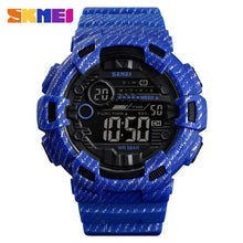 Load image into Gallery viewer, SKMEI Fashion Sport Watch Men Alarm Clock Cowboy Waterproof Week Display Men Watches Denim Digital Watch relogio masculino 1472