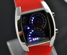 Load image into Gallery viewer, Relógio Dos Homens de moda Único LED Relógio Digital Homens Relógio Do Esporte Eletrônico Relógios Rubber Band Relógio montre homme erkek kol saati