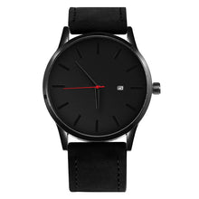 Load image into Gallery viewer, Reloj de cuarzo de cuero de moda para Hombre, reloj de pulsera deportivo informal para Hombre erkek kol saati, reloj de pulsera para Hombre