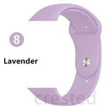 Load image into Gallery viewer, Silicone strap For Apple Watch band 44 mm/40mm iwatch Band 38mm 42mm Sport bracelet Rubber watchband for apple watch 5 4 3 2 1