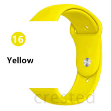 Load image into Gallery viewer, Silicone strap For Apple Watch band 44 mm/40mm iwatch Band 38mm 42mm Sport bracelet Rubber watchband for apple watch 5 4 3 2 1
