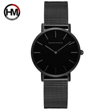 Load image into Gallery viewer, Women Watches Top Brand Luxury Japan Quartz Movement Stainless Steel Sliver White Dial Waterproof Wristwatches relogio feminino