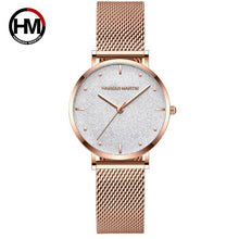 Load image into Gallery viewer, Women Watches Top Brand Luxury Japan Quartz Movement Stainless Steel Sliver White Dial Waterproof Wristwatches relogio feminino