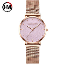 Load image into Gallery viewer, Women Watches Top Brand Luxury Japan Quartz Movement Stainless Steel Sliver White Dial Waterproof Wristwatches relogio feminino