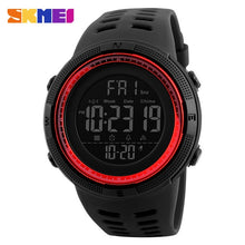 Load image into Gallery viewer, SKMEI Hombres Deportes Relojes de Cuenta Regresiva de Doble Tiempo Reloj Crono Alarma Digital Relojes de Pulsera 50 M Impermeable Relogio masculino 1251