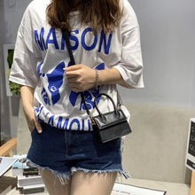 Load image into Gallery viewer, Mini Small Square bag 2020 Fashion New Quality PU Leather Women's Handbag Crocodile pattern Chain Shoulder Messenger Bags