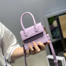 Load image into Gallery viewer, Mini Small Square bag 2020 Fashion New Quality PU Leather Women's Handbag Crocodile pattern Chain Shoulder Messenger Bags