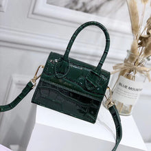 Load image into Gallery viewer, Mini Small Square bag 2020 Fashion New Quality PU Leather Women's Handbag Crocodile pattern Chain Shoulder Messenger Bags