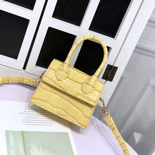 Load image into Gallery viewer, Mini Small Square bag 2020 Fashion New Quality PU Leather Women's Handbag Crocodile pattern Chain Shoulder Messenger Bags
