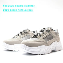 Load image into Gallery viewer, FUJIN Women Casual Sneakers Spring Autumn Sneakers Breathable Women Shoes Lace Up Female Boots Comrfortable Platform Shoes Women