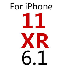 Load image into Gallery viewer, Funda completa templada de cristal para iPhone XS Max XR X película protectora de pantalla a prueba de explosiones para iPhone 6 6s 7 8 Plus 5 5S 5C SE Glass