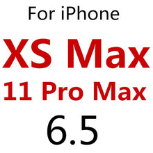 Load image into Gallery viewer, Funda completa templada de cristal para iPhone XS Max XR X película protectora de pantalla a prueba de explosiones para iPhone 6 6s 7 8 Plus 5 5S 5C SE Glass