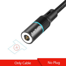 Load image into Gallery viewer, Twitch T01 Magnetische Micro USB Typ C Kabel Für iPhone Xiaomi Handy Schnelle Lade USB Kabel Magnetische Ladegerät Draht schnur