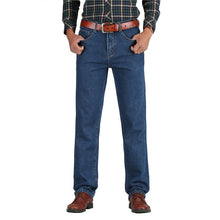 Load image into Gallery viewer, 2019 Men Cotton Straight Classic Jeans Spring Autumn Male Denim Pants Overalls Designer Men Jeans High Quality Size 28-44
