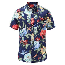 Load image into Gallery viewer, Dioufond Men&#39;s Casual Short Sleeve Summer Hawaiian Aloha Shirt Men Button Down Floral Pineapple Print Shirts 2018 New S-3XL
