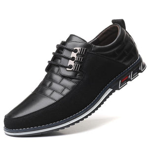 2019 New Big Size 38-48 Oxfords Leather Men Shoes Fashion Casual Slip On Formal Business Wedding Dress Shoes Men Drop Shipping