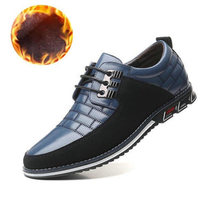 2019 New Big Size 38-48 Oxfords Leather Men Shoes Fashion Casual Slip On Formal Business Wedding Dress Shoes Men Drop Shipping